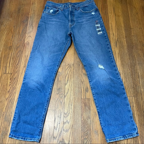 Levi’s 501 high waist straight leg jeans 30x30 NEW - Picture 2 of 7
